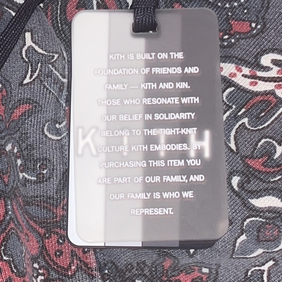 Kith Printed Fleece Williams III Hoodie Navy/Floral - Picture 5 of 7